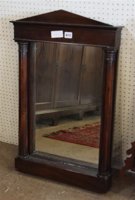Mahogany frame mirror